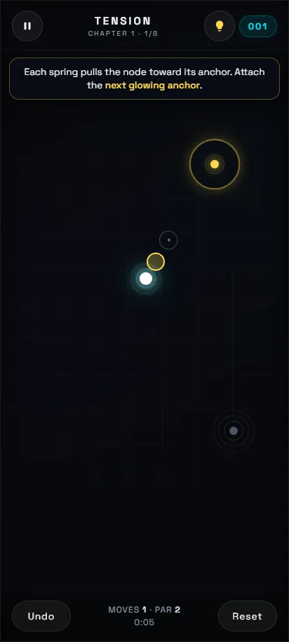 Equilibrium gameplay in the middle of a round, shown on a phone screen